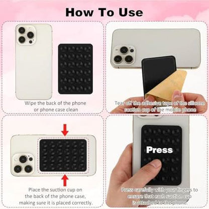 Durable silicone phone mount providing secure and adjustable support for all smartphone models.