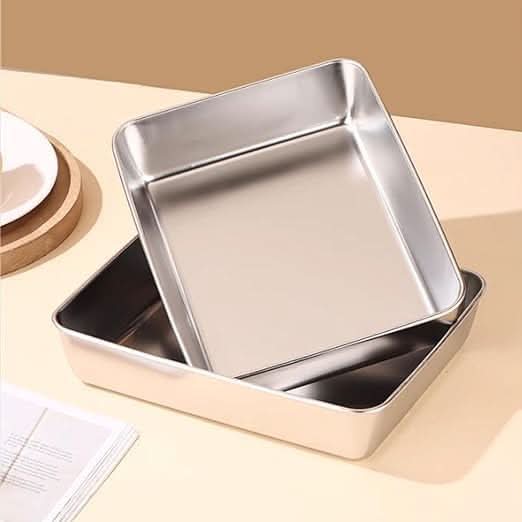 Stainless steel airtight food storage container with lid