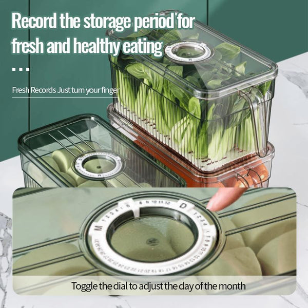 Clear Kitchen Storage Baskets with Lid, Pack of 6