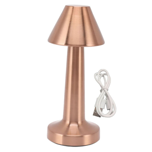 LuminaTouch™ – USB Rechargeable LED Desk Lamp | 3 Color, 3 Level Dimmable Eye Protection Table Light for Home Decor.