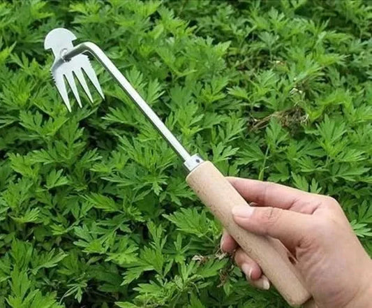 RootOut Pro – Premium Sharp Weeding Tool | Durable Root Remover for Gardens & Back-Saving Ergonomic Grip.