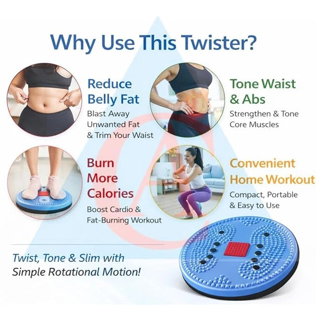 Waist Twister Disc, Rotating Ab & Core Exercise Board