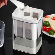 Greek Yogurt preparation using Hung Curd Maker for smooth and creamy hung curd at home