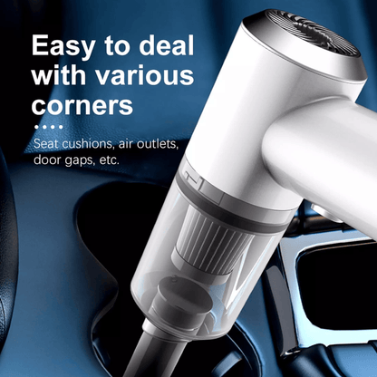 Handheld vacuum cleaner with nozzle attachment