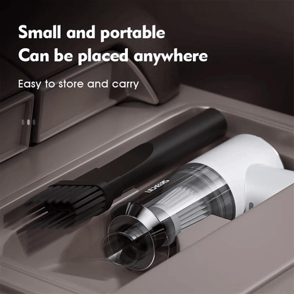 Cordless handheld vacuum cleaner detail view